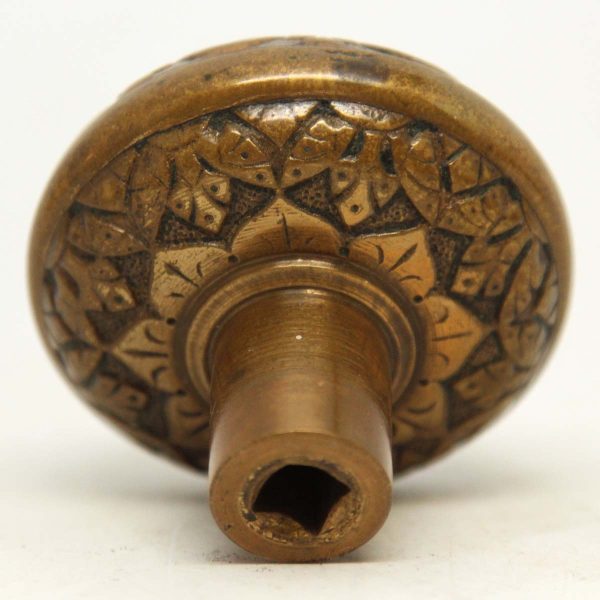 S Antique Russell Erwin Single Bronze Passage Door Knob Olde