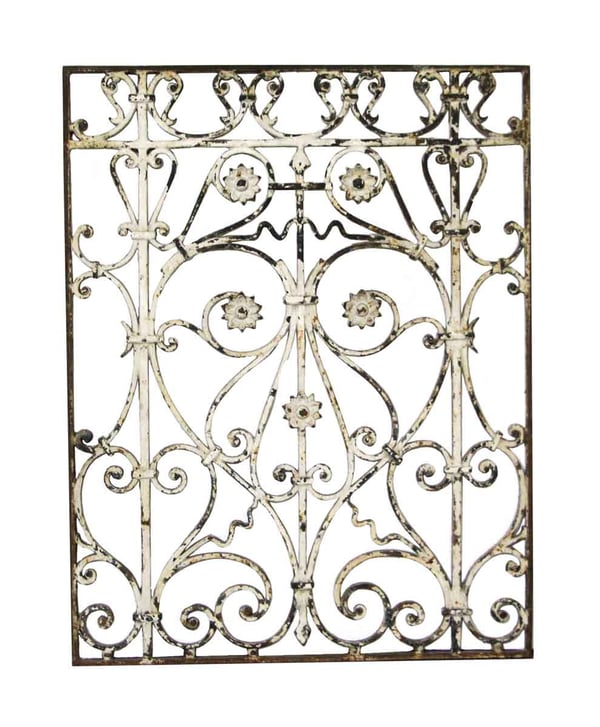 Wrought Iron French Gate Piece 35 x 27 | Olde Good Things