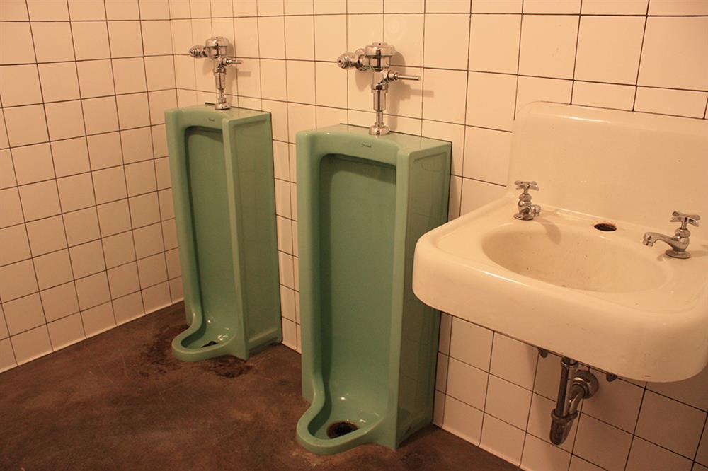 These mint green urinals are one of the quirkiest things Olde Good Things has salvaged. Not only do they have practical use, they are pleasing to the eye. 