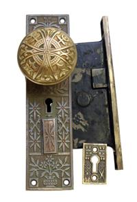 Aesthetic entry knob lock Set