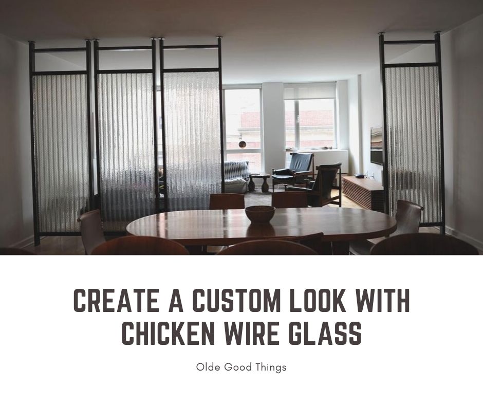Hammered Chicken Wire Glass