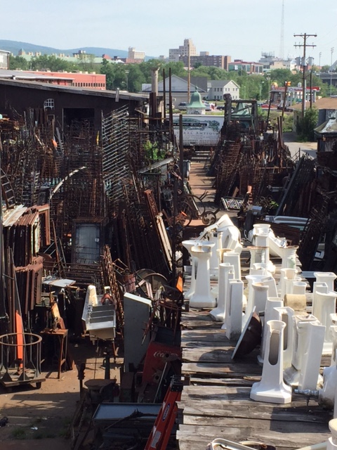 Our vast iron yard in Scranton Pennsylvania is filled with many varieties of architectural iron