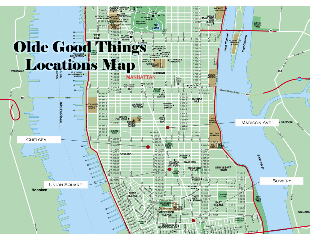 Do the "Olde Good Things Walk" in NYC