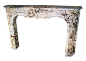 Early French Regency marble mantel