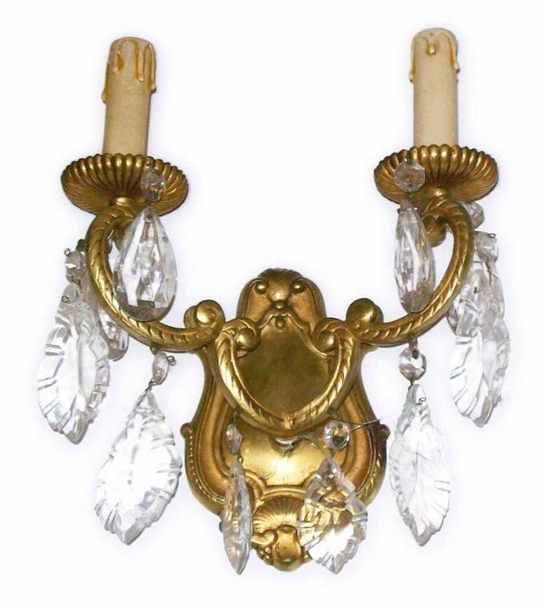 Bronze Wall Crystal Sconces