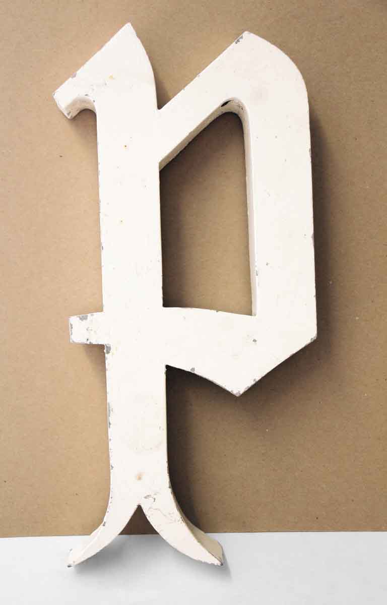 Aluminum Letter P