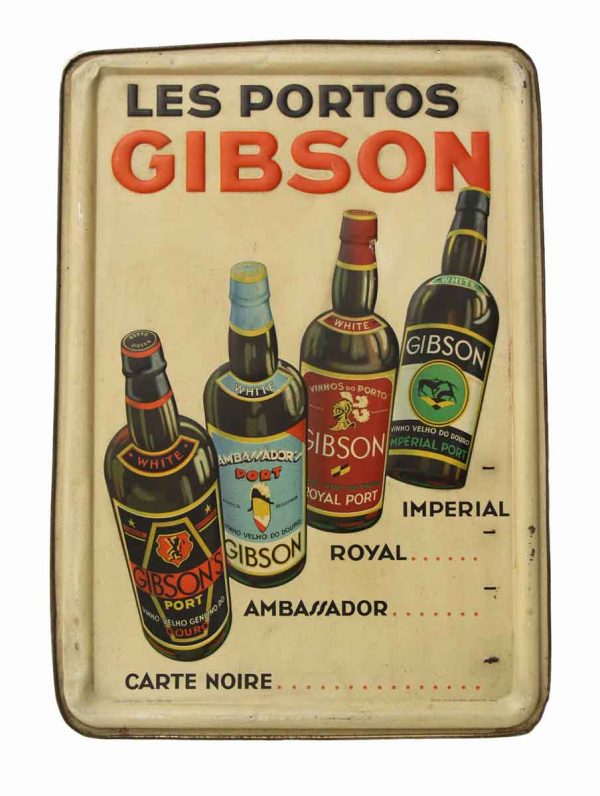 Vintage Liquore Sign from Gibson