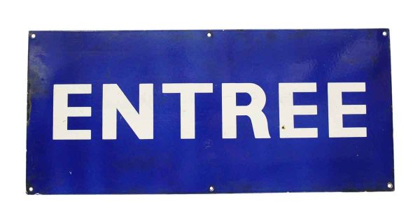 French Entree Entrance Sign