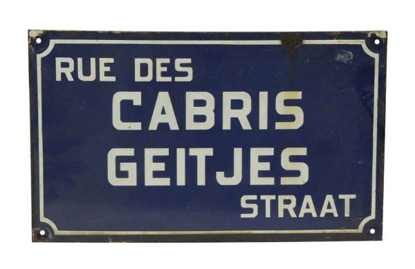 Vintage French Sign