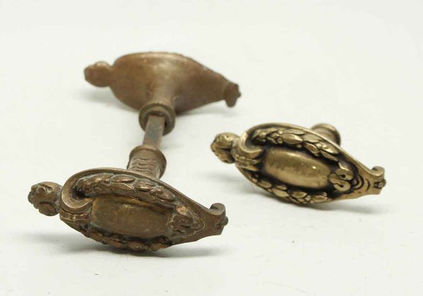 Set of Ornate Lever Doorknobs