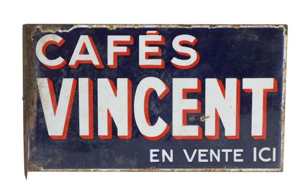 French Cafe Vincent Sign