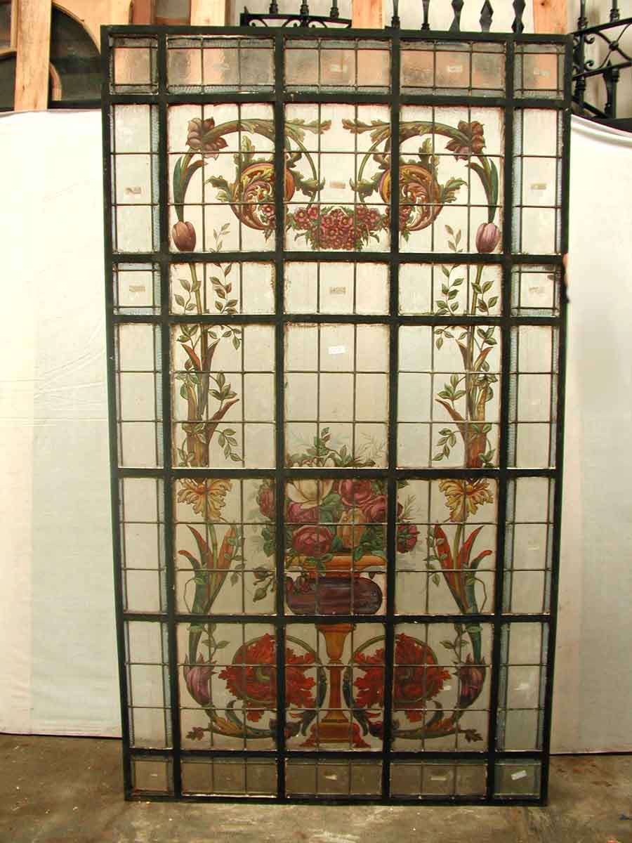 Hand-Painted Stained Glass Window | Olde Good Things