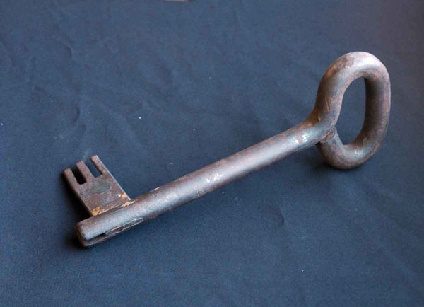 Large Iron Key with Patina