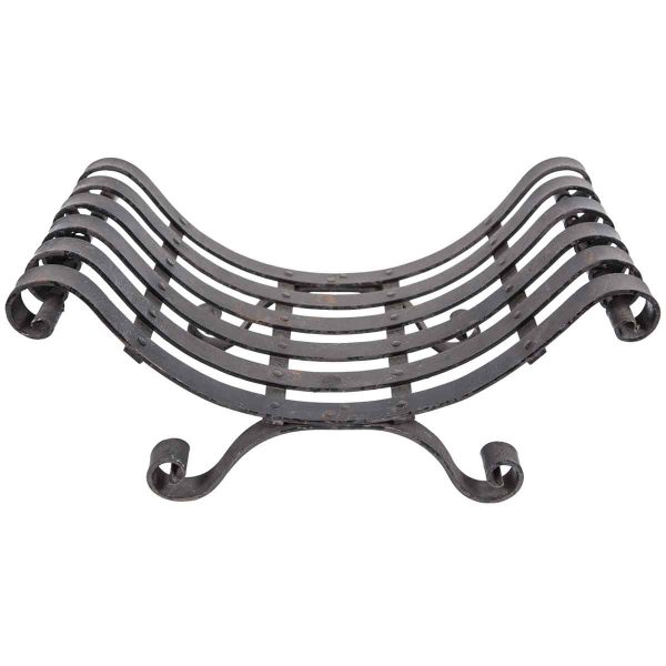 Curved Wrought Iron Log Holder