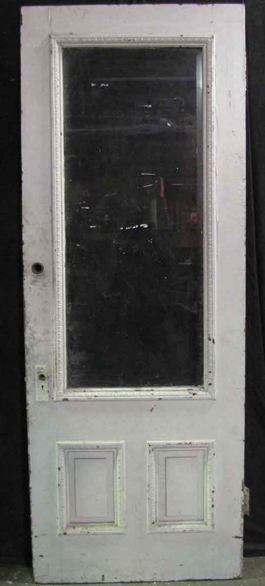 Oak Paneled Door with Beveled Glass