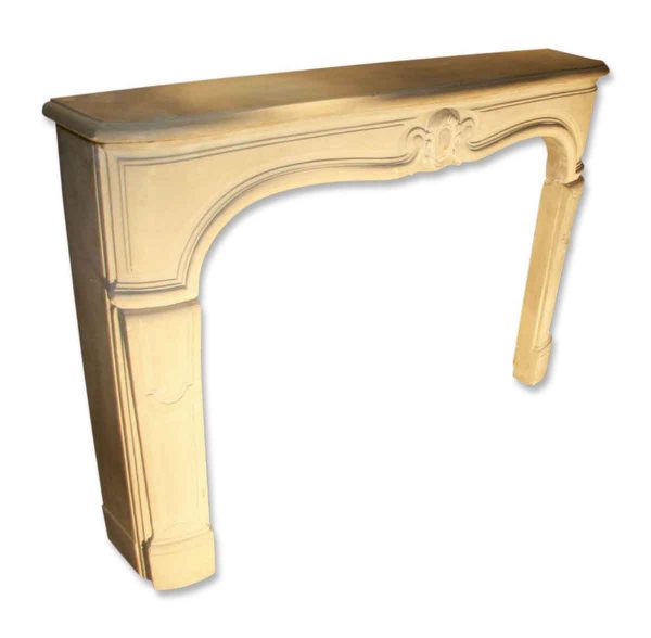 French Country Limestone Mantel