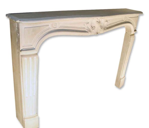 French Country Limestone Mantel