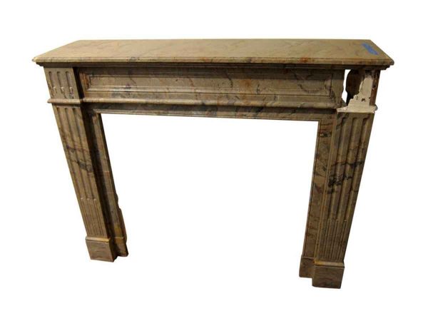 Late 19th Century Louis XVI French Marble Mantel