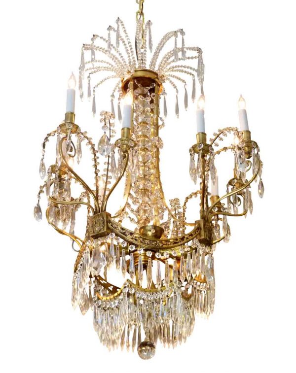 Russian Crystal Chandelier from the Plaza Hotel