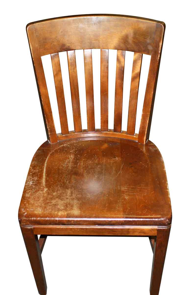 Wooden Armless Banker Chairs