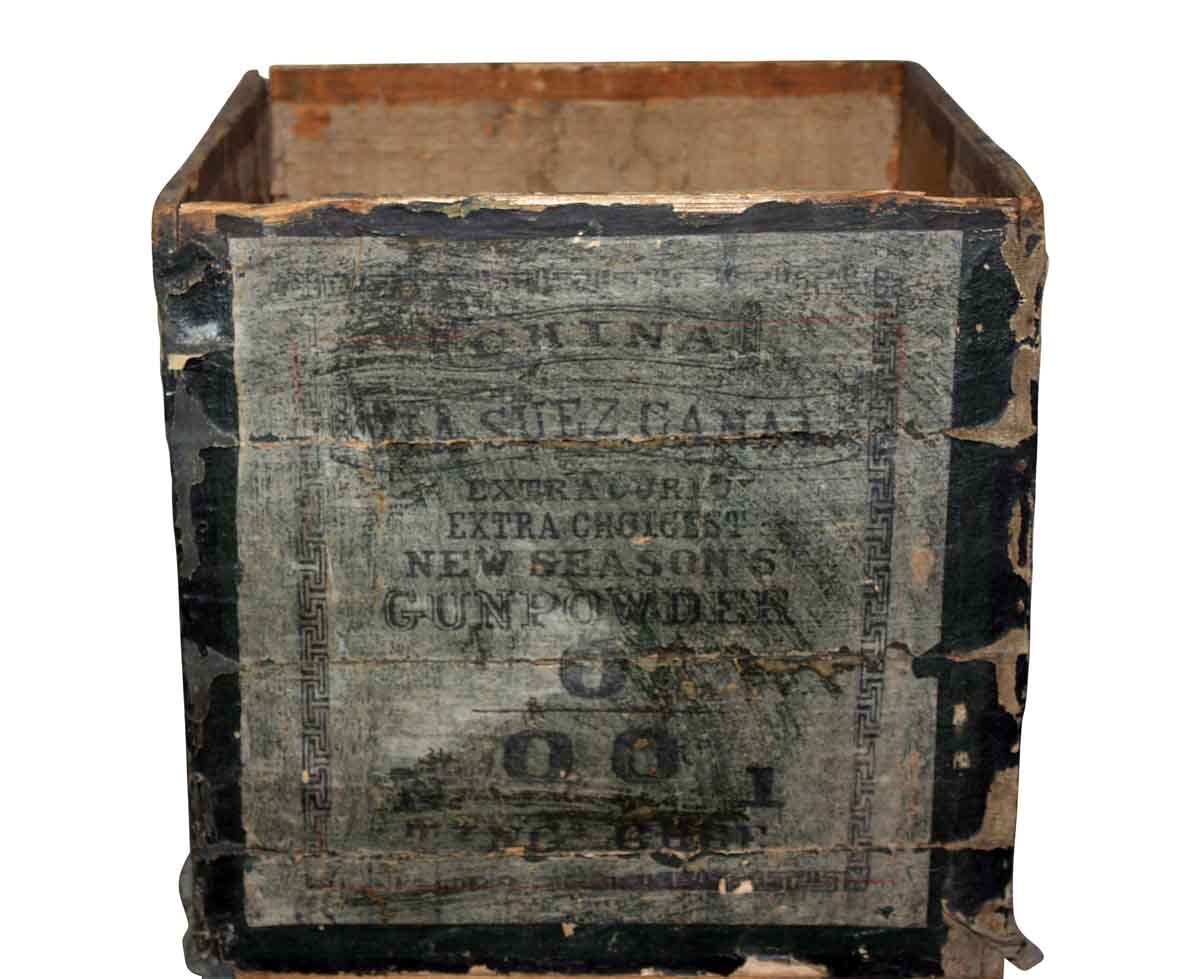 Wooden Gunpowder Box