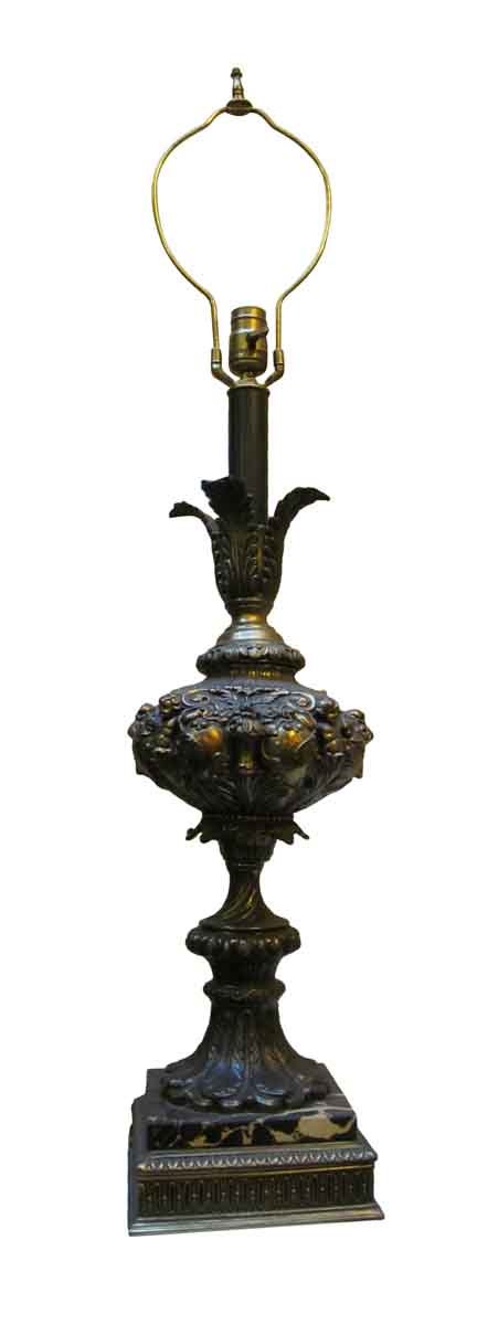 Black & Gold Ornate Lamp