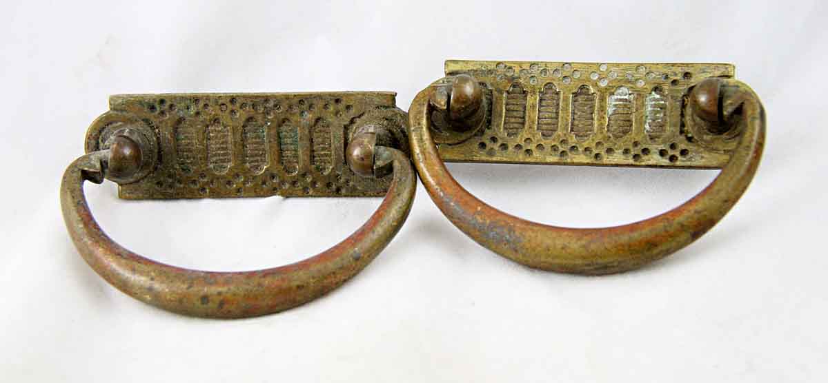 antique brass pulls for dresser