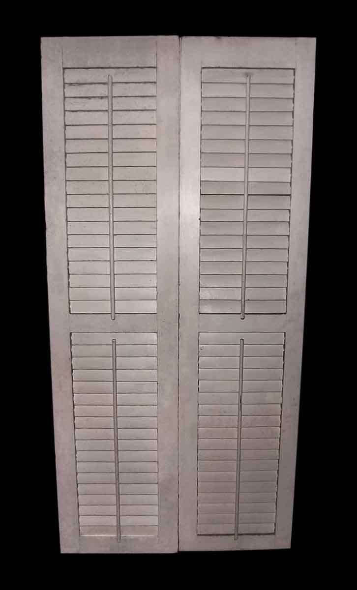Double Closet Door with Louvers