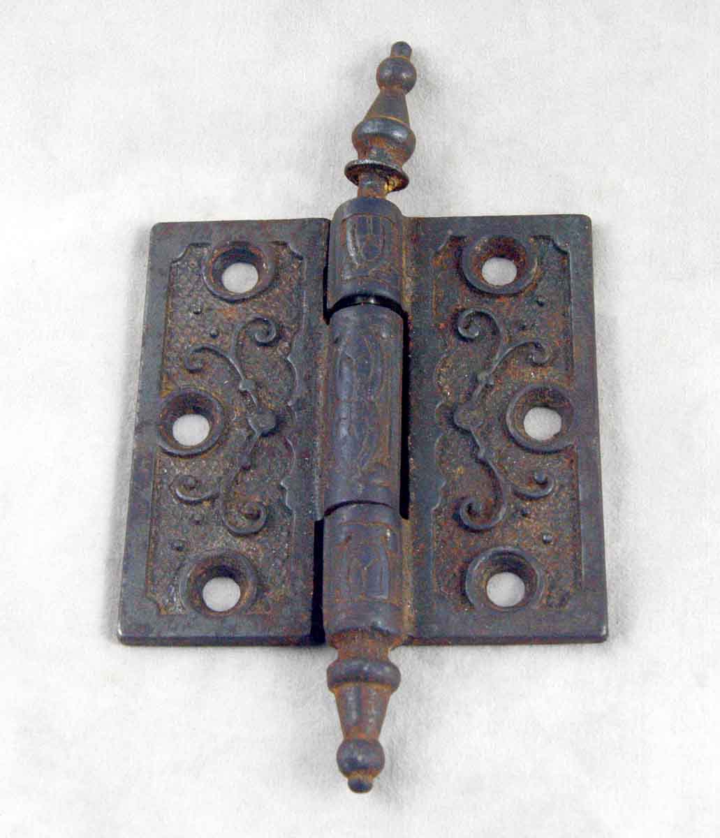 Ornate Victorian Hinges with Steeple Tips