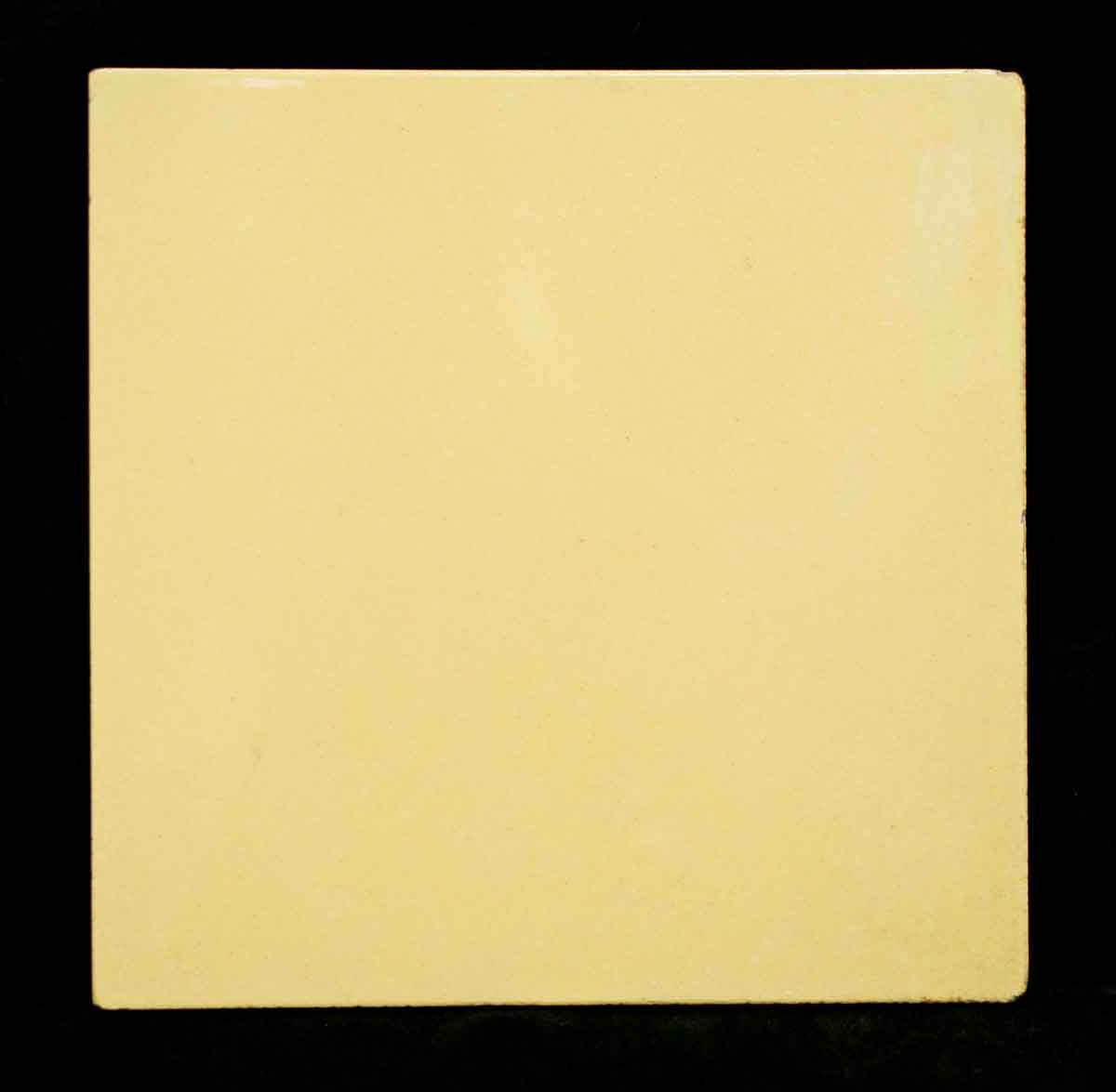 Salvaged Pale Yellow Tile
