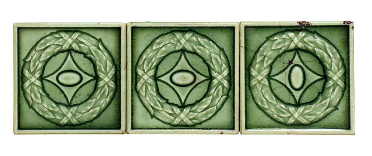 Mint Green Geometric Small Tiles