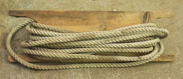 Wooden Slab with Rope