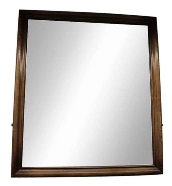 Square Wooden Mirror