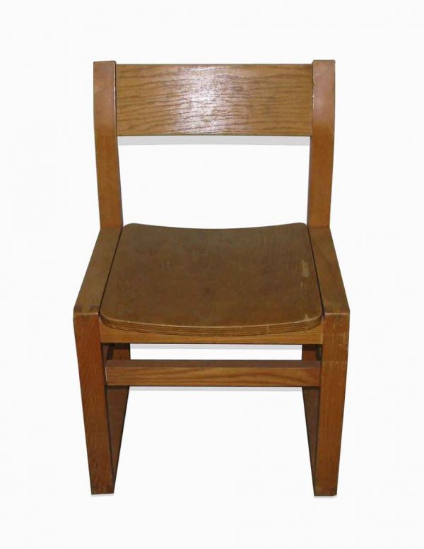Simple Oak Plain Chair