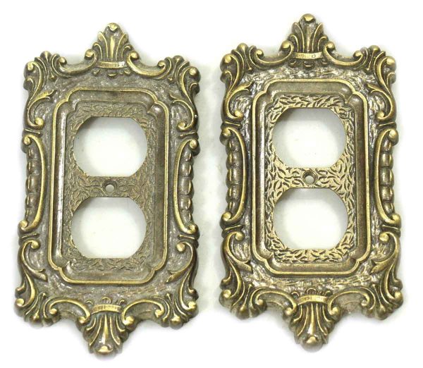 Pair of Ornate Outlet Covers