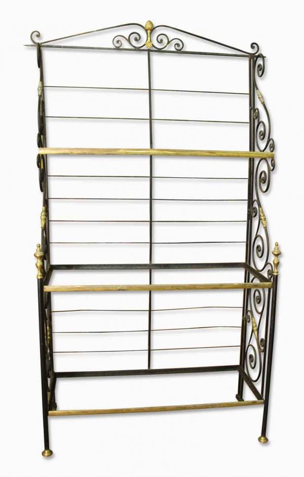 Iron Rack with Brass Details