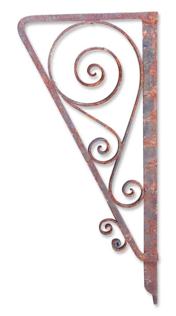 Antique Wrought Iron Architectural Brackets