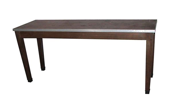 Long Narrow Industrial Style Work Table