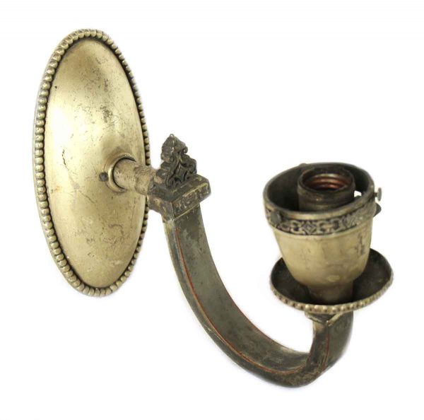 Silver Plated Brass Sconce