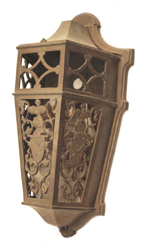 Ornate Cast Bronze Wall Sconce