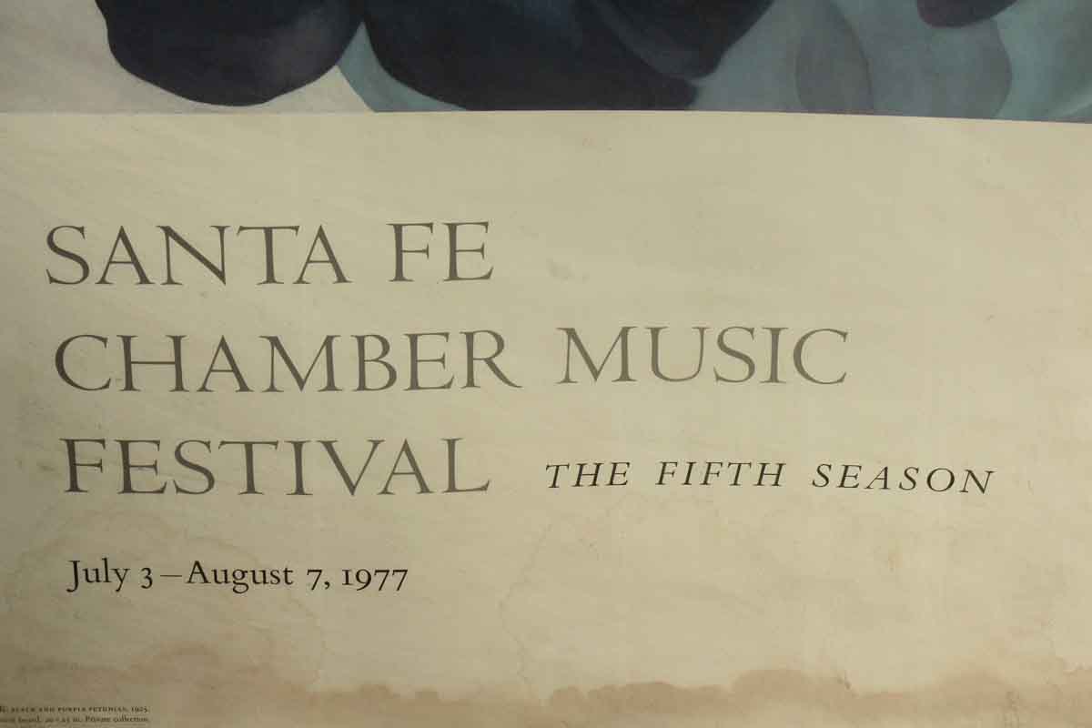 Santa Fe Chamber Music Festival Poster | Olde Good Things