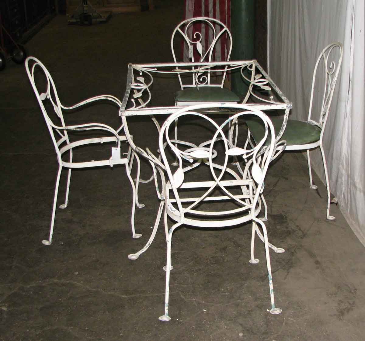 Salterini Wrought Iron Patio Table & Chairs | Olde Good Things