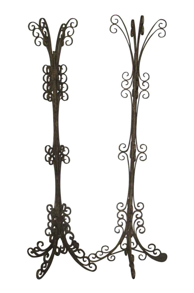 Ornate Wrought Iron Coat Stands | Olde Good Things