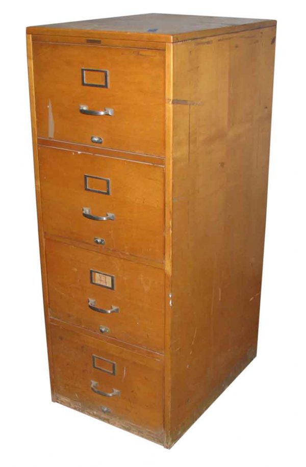 Antique Maple File Cabinets