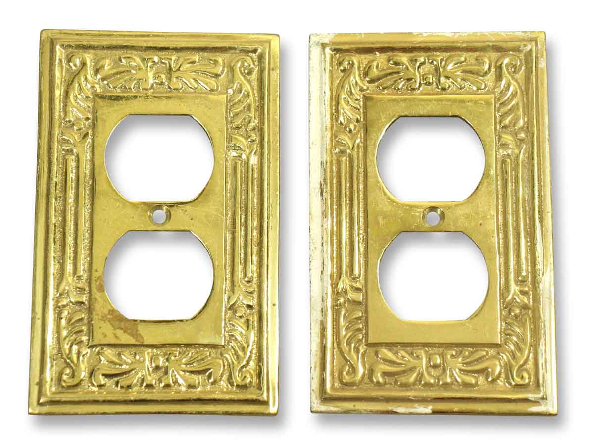 Brass outlet covers