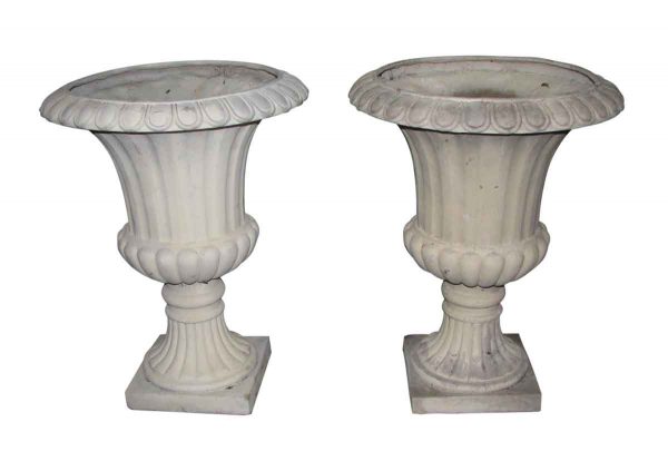 French Style Fluted Garden Urns