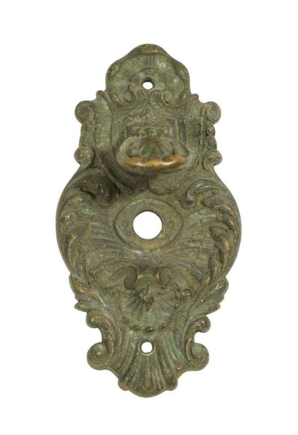 Yale & Towne Signed Bronze or Iron Ornate Thumb Latch
