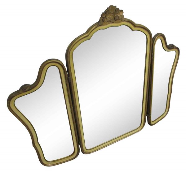 Art Deco Tri Fold Mirror