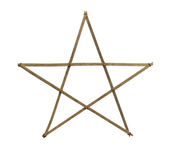 Primitive Wood Star from Austin Texas