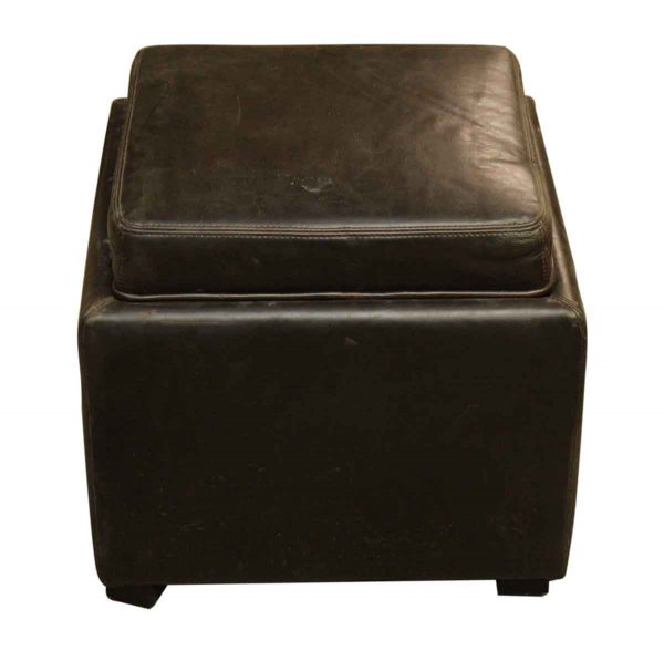 Leather Stool with Removable Top
